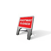 Footway Closed Q-Sign